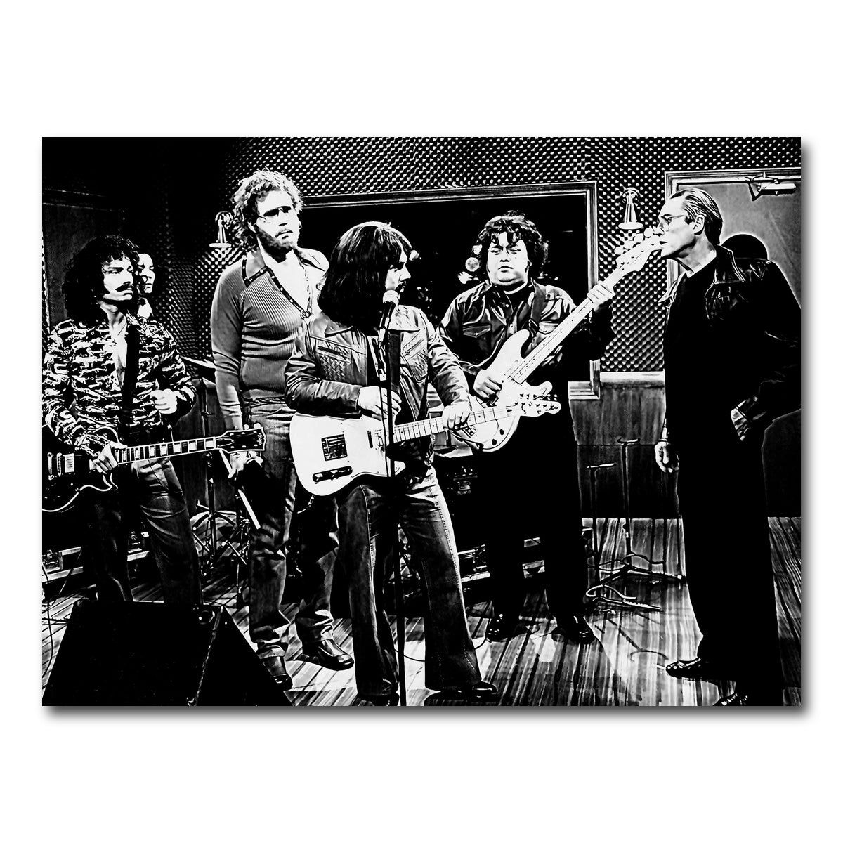 AUTO-MOCKUP WHITE | I Need More Cowbell Grayscale | 1 Piece | Gallery Wrap Canvas | group=4x3