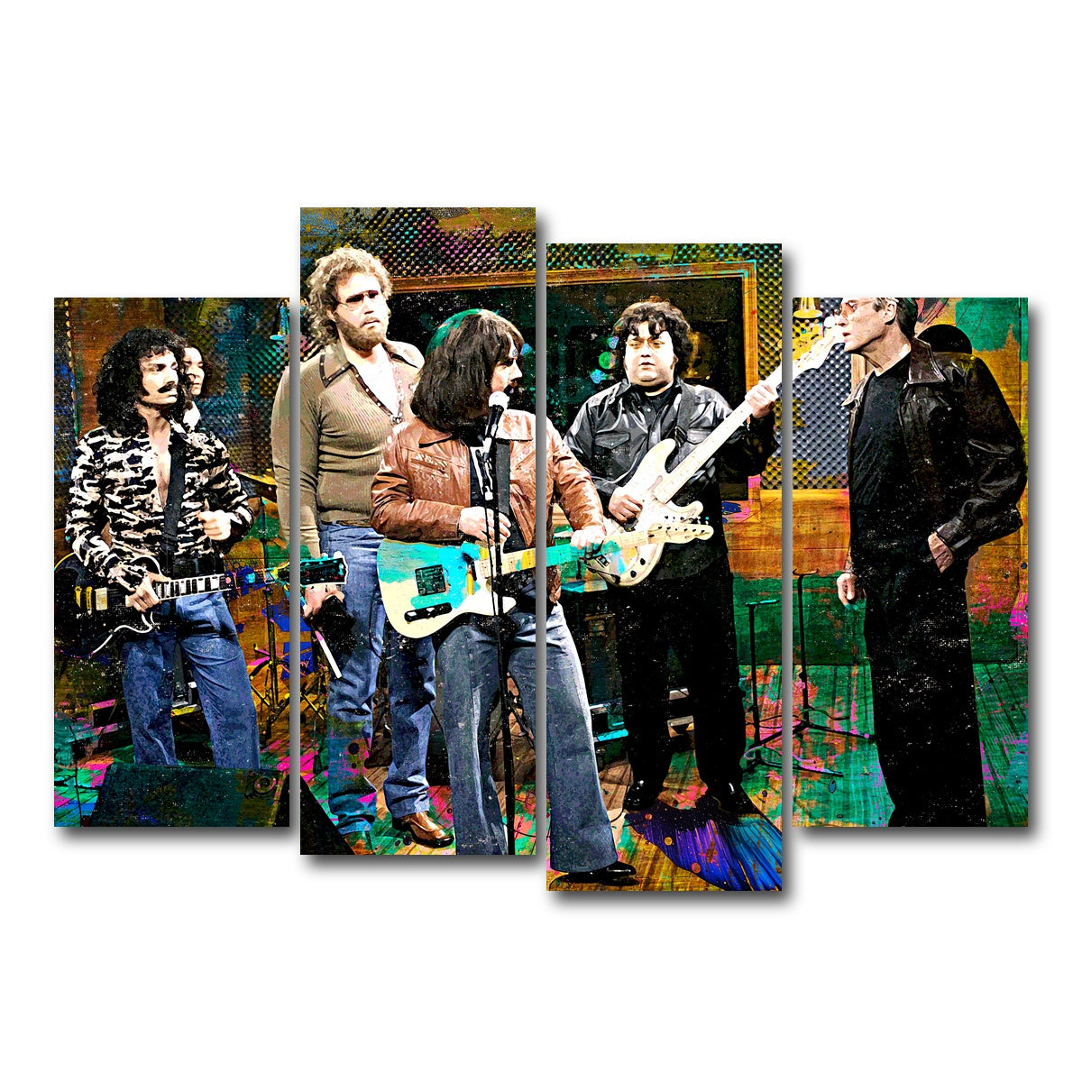 AUTO-MOCKUP WHITE | I Need More Cowbell | 4 Piece | Gallery Wrap Canvas | group=4_normal