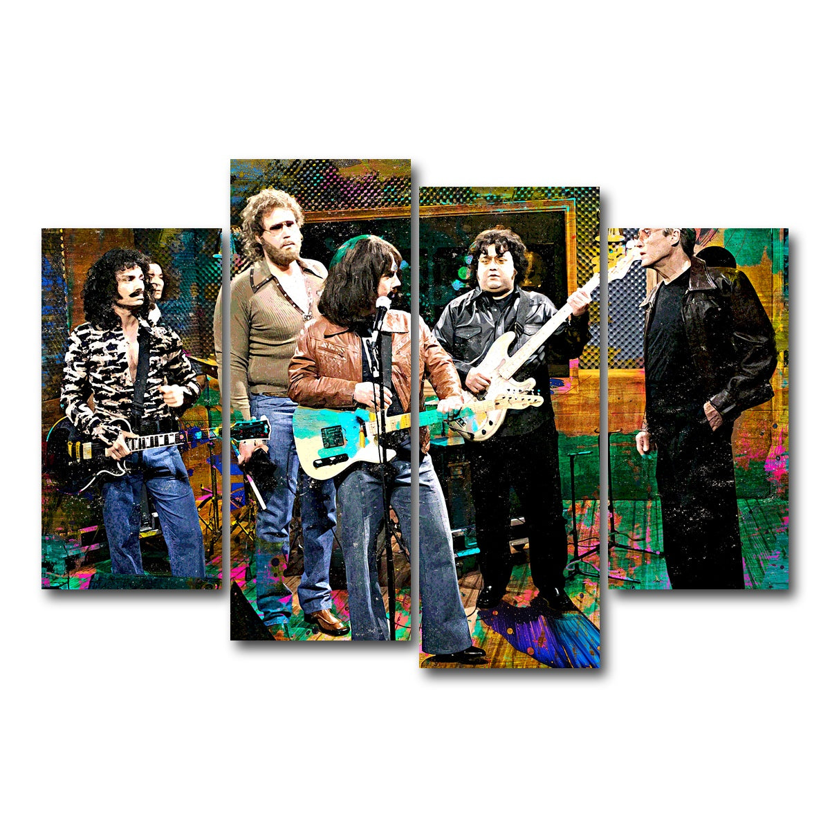 AUTO-MOCKUP WHITE | I Need More Cowbell | 4 Piece | Gallery Wrap Canvas | group=4_short