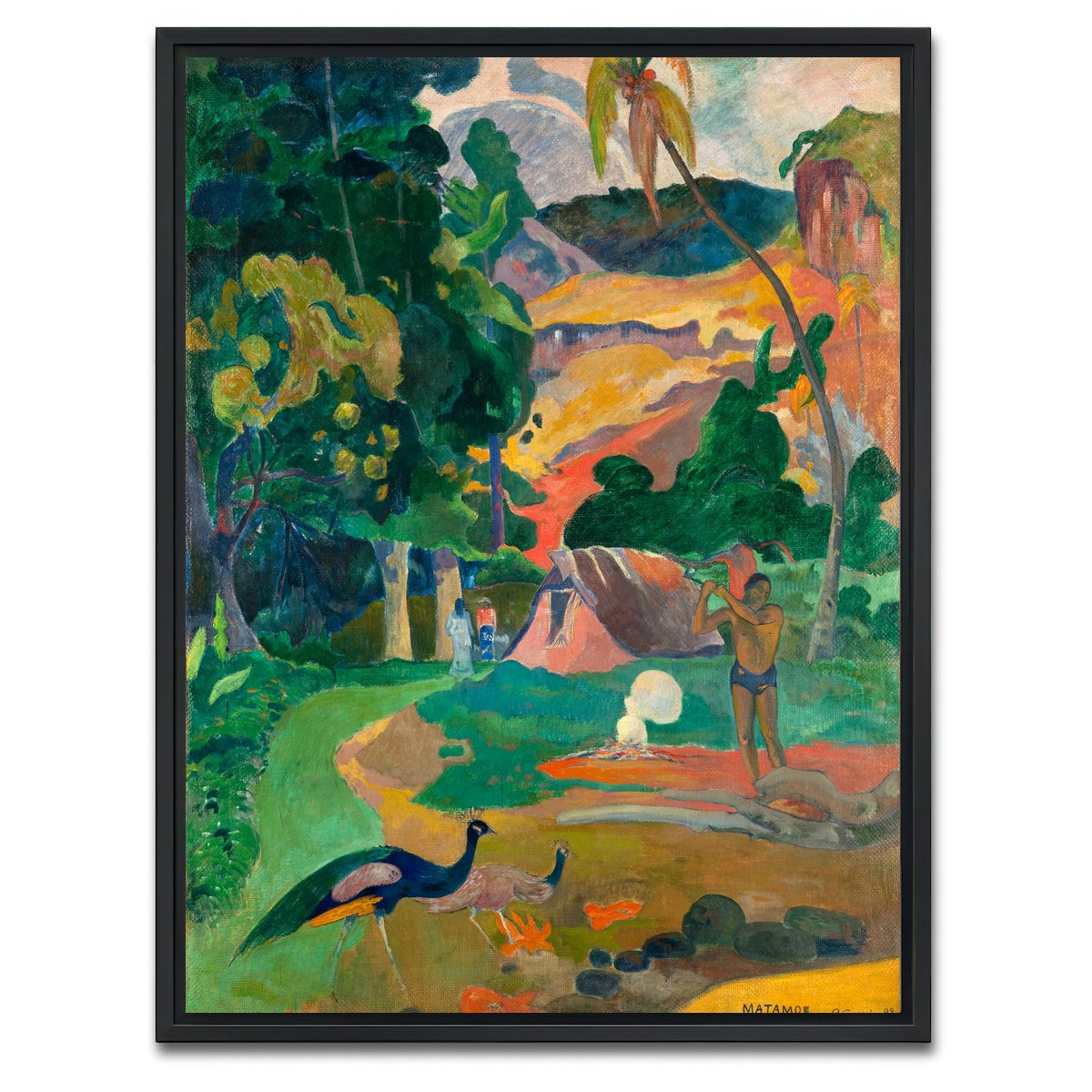 AUTO-MOCKUP WHITE | I Raro Te Oviri | 1 Piece | Black Framed Canvas | group=3x4