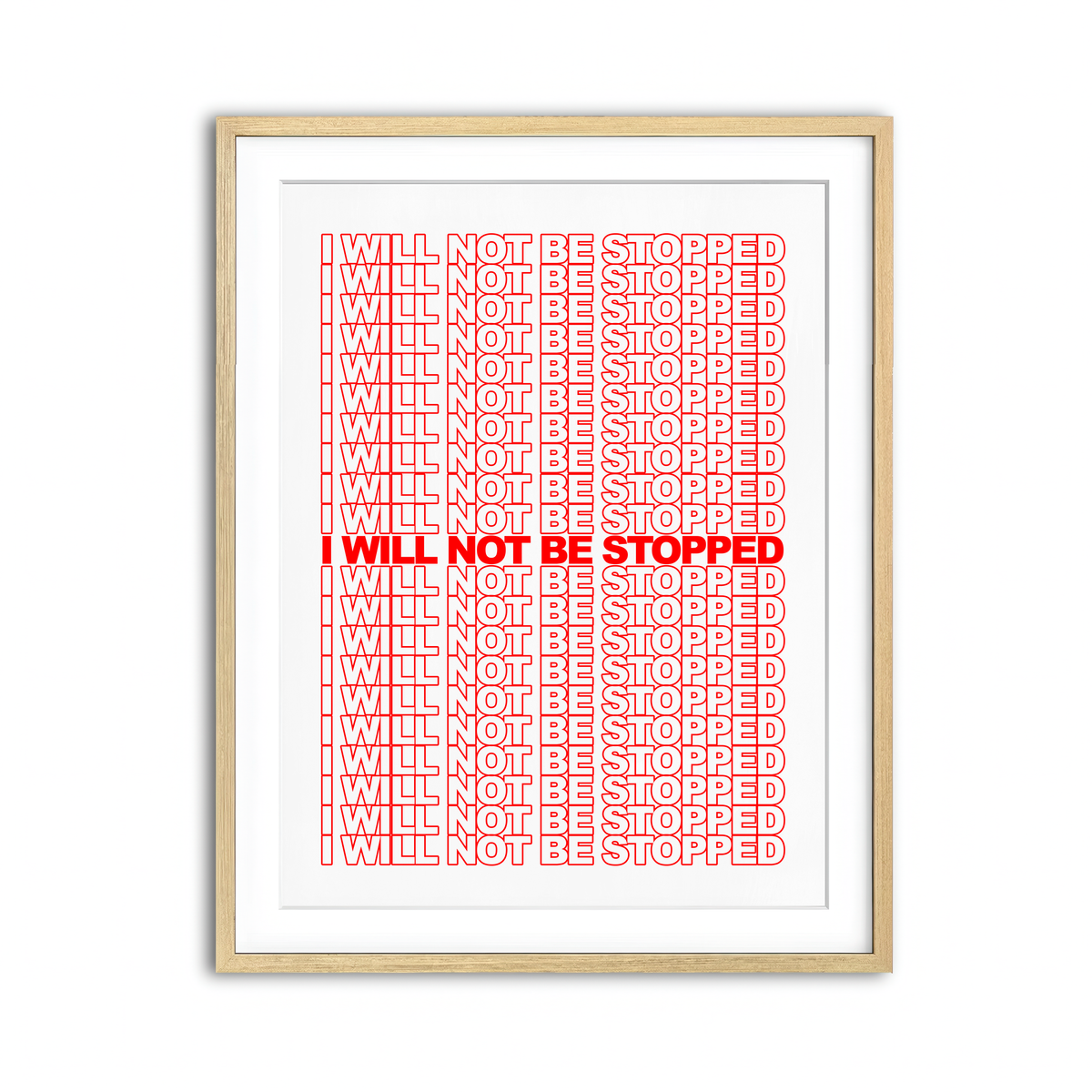 Framed Print 3x4 Natural