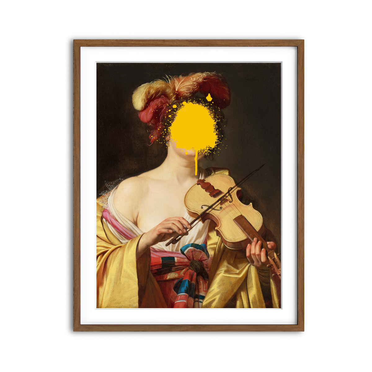 Framed Print 3x4 Walnut