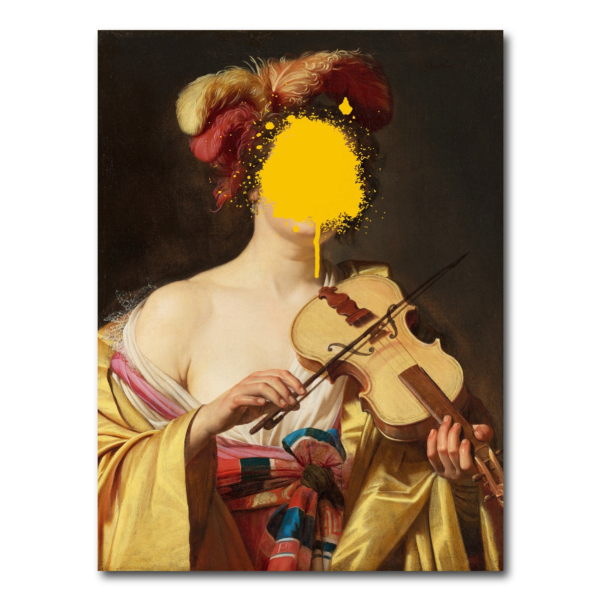 AUTO-MOCKUP WHITE | I guess I must learn to play by ear | 1 Piece | Gallery Wrap Canvas | group=3x4