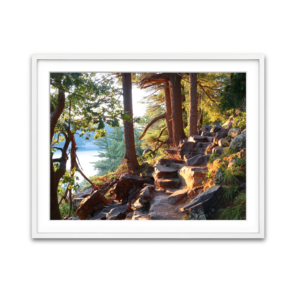 Framed Print 4x3 White