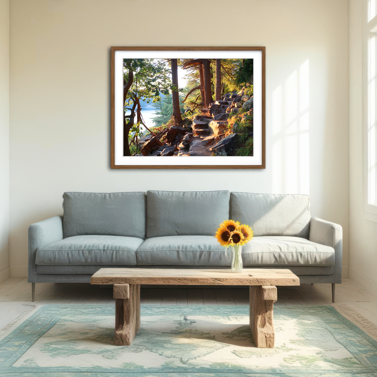 AUTO-MOCKUP ROOM | Ice Age Trail Wall Art