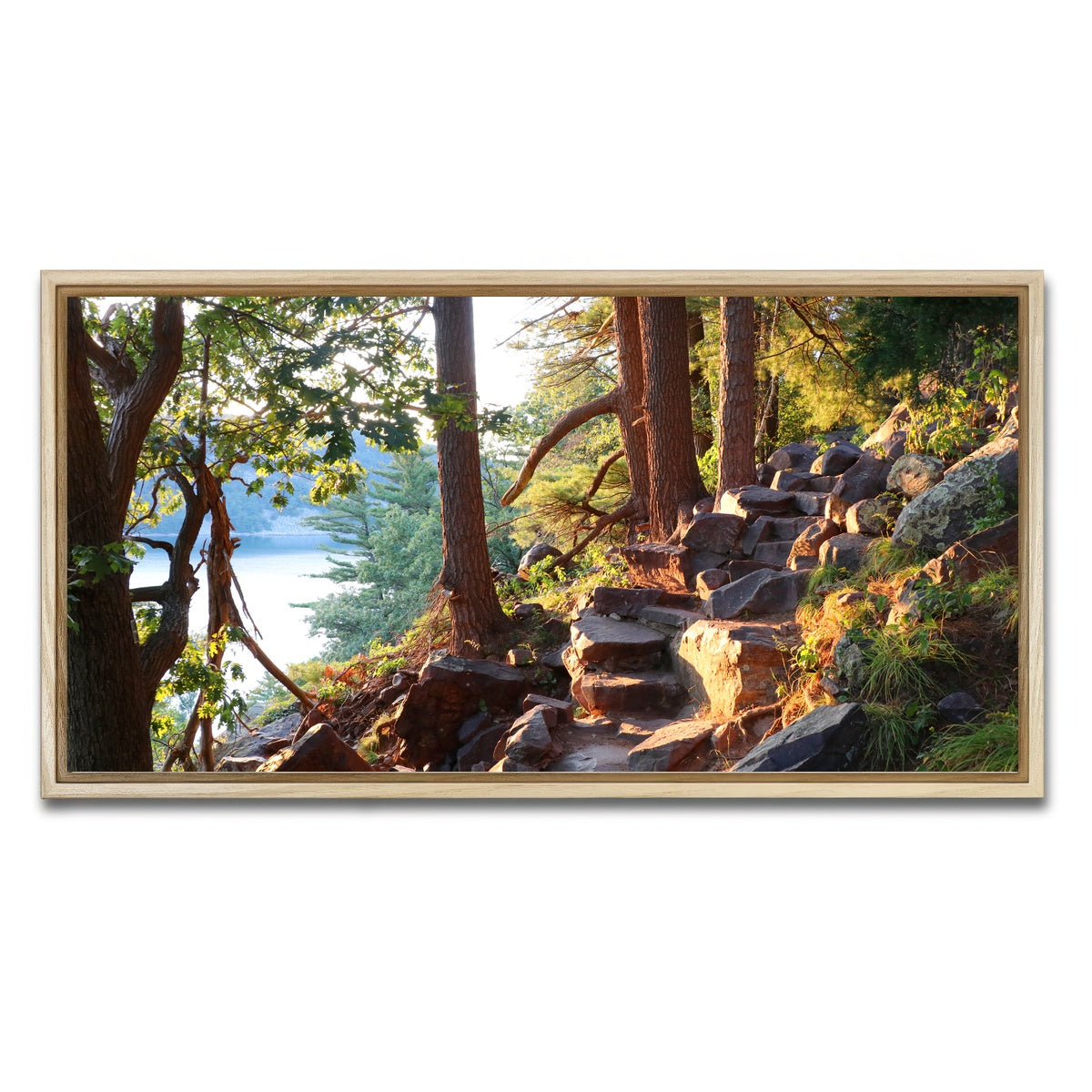 AUTO-MOCKUP WHITE | Ice Age Trail | 1 Piece | Natural Framed Canvas | group=2x1