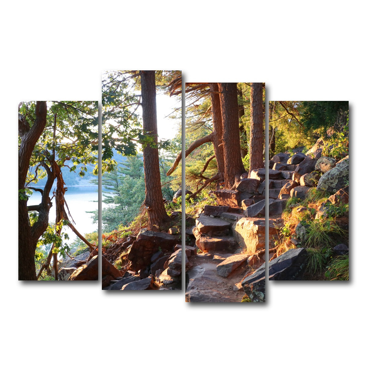 AUTO-MOCKUP WHITE | Ice Age Trail | 4 Piece | Gallery Wrap Canvas | group=4_normal