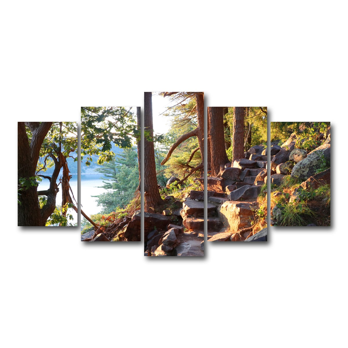 AUTO-MOCKUP WHITE | Ice Age Trail | 5 Piece | Gallery Wrap Canvas | group=5_normal