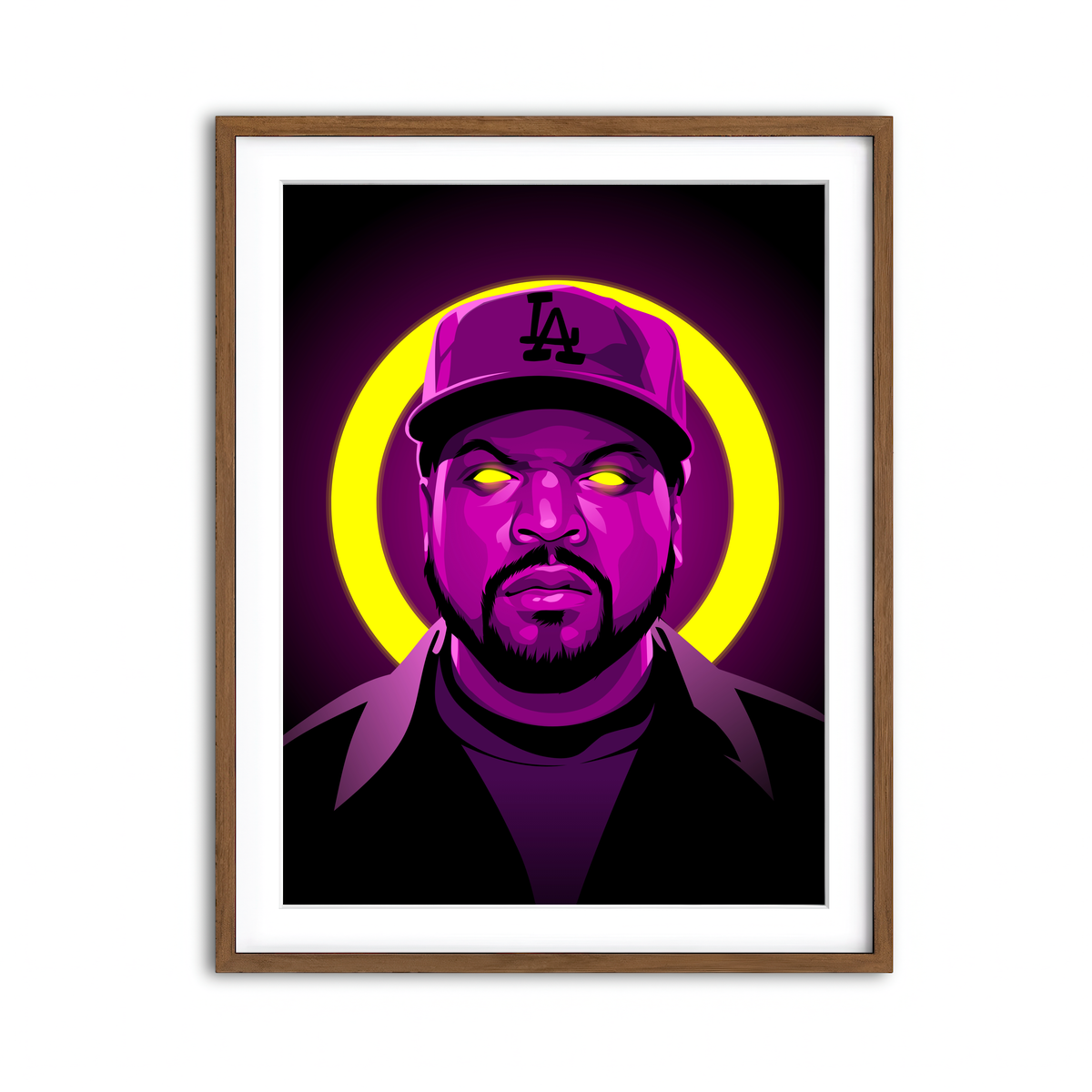 Framed Print 3x4 Walnut