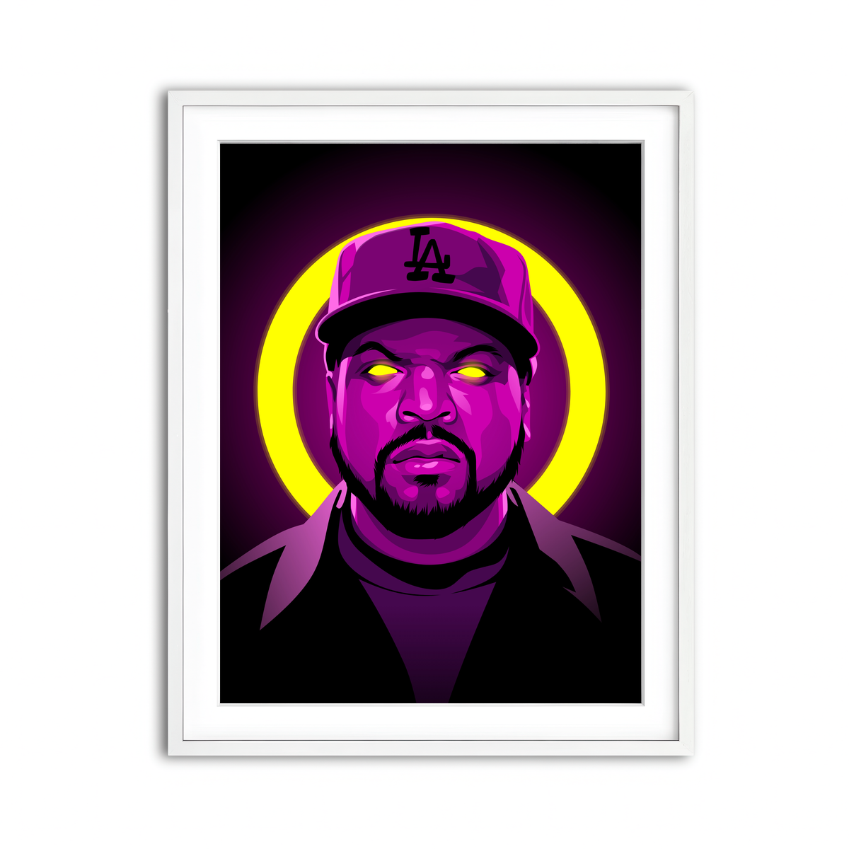 Framed Print 3x4 White