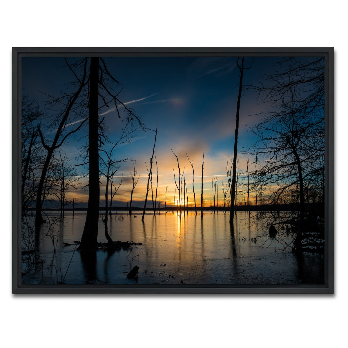 AUTO-MOCKUP WHITE | Ice & Fire | 1 Piece | Black Framed Canvas | group=4x3