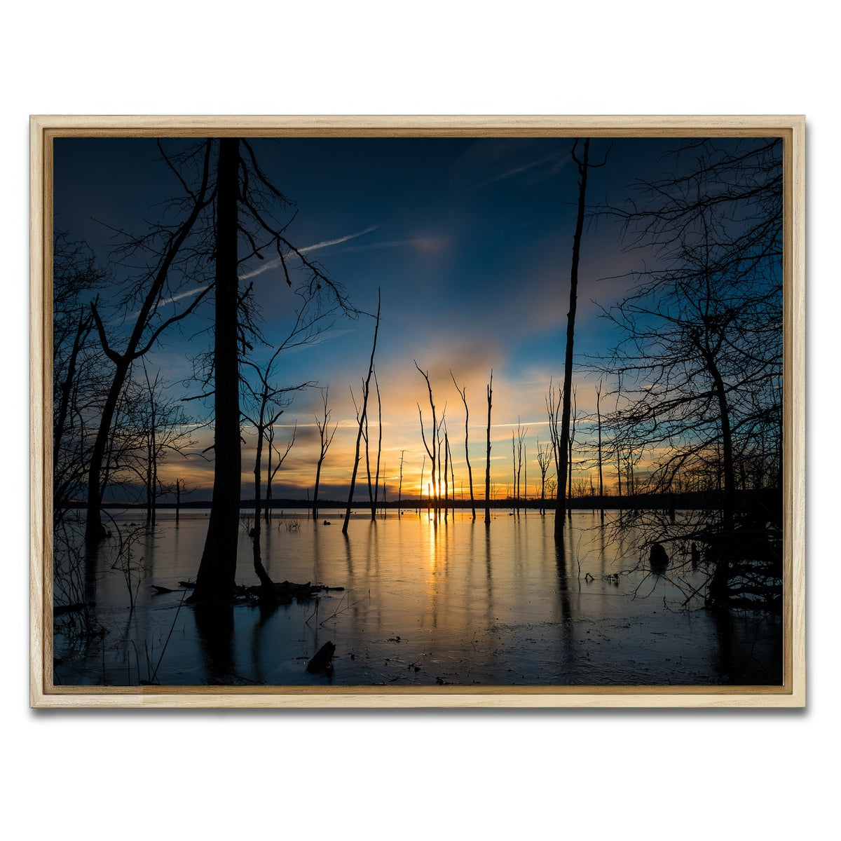 AUTO-MOCKUP WHITE | Ice & Fire | 1 Piece | Natural Framed Canvas | group=4x3