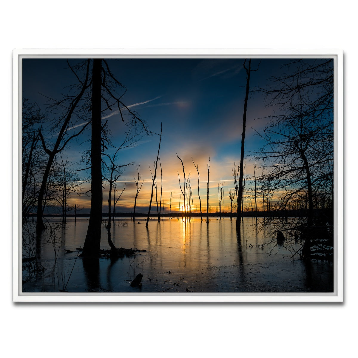 AUTO-MOCKUP WHITE | Ice & Fire | 1 Piece | White Framed Canvas | group=4x3