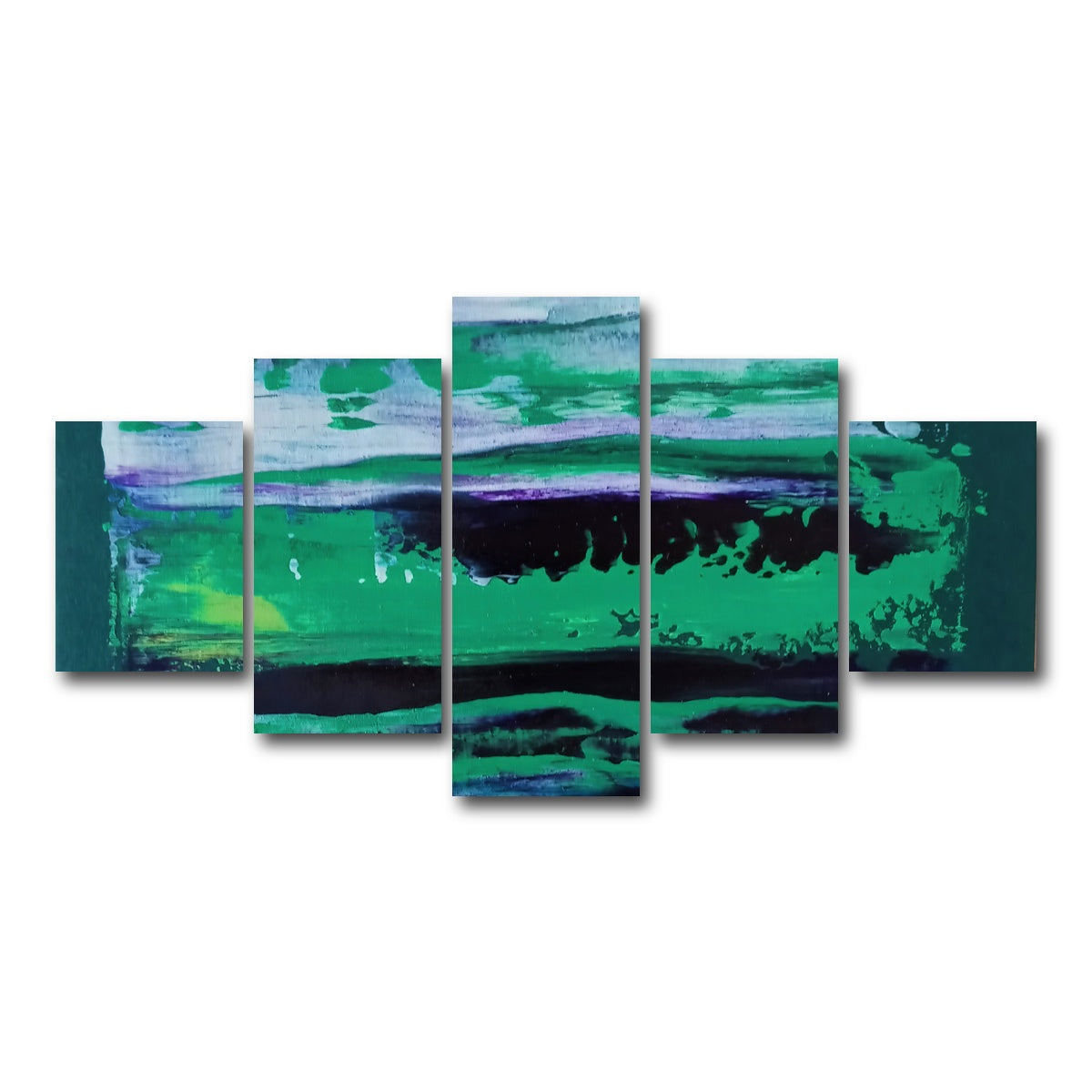 AUTO-MOCKUP WHITE | Ice Green | 5 Piece | Gallery Wrap Canvas | group=5_short