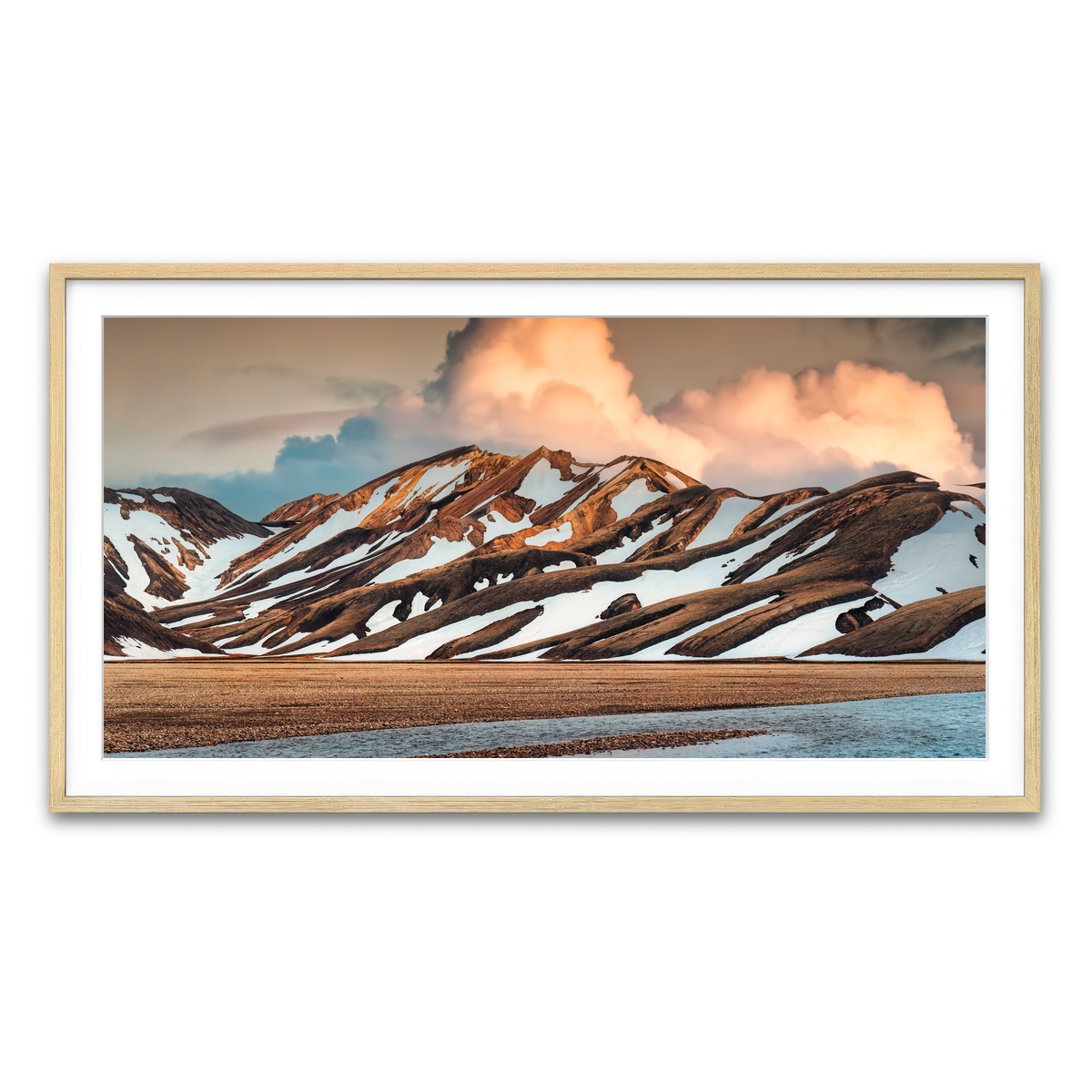 Framed Print 2x1 Natural