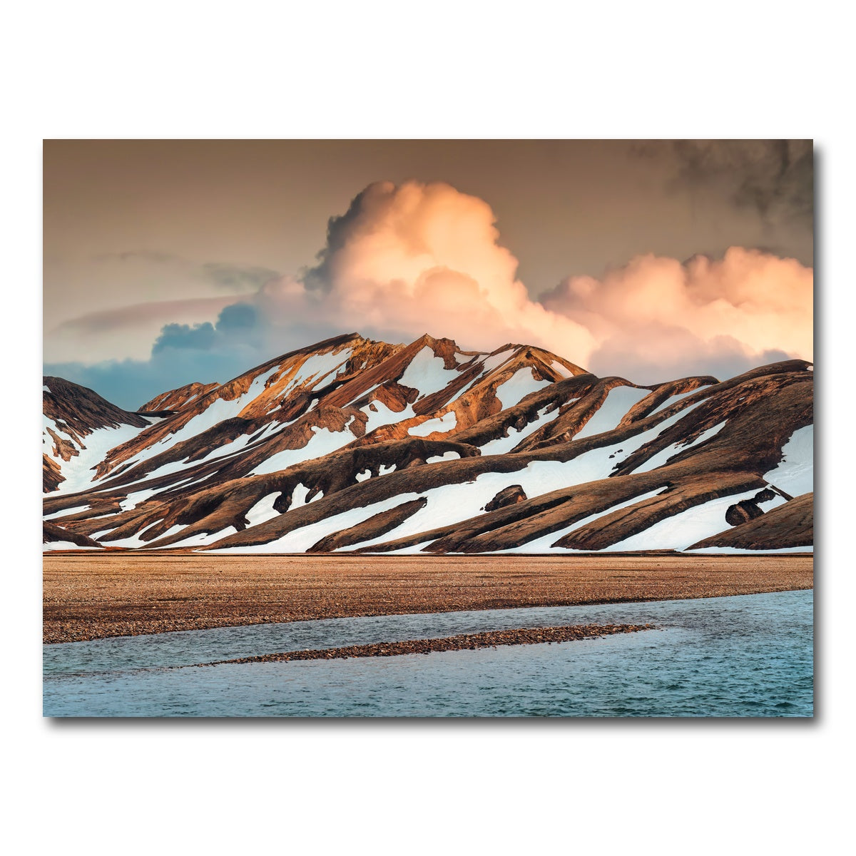 AUTO-MOCKUP WHITE | Icelandic Highlands | 1 Piece | Gallery Wrap Canvas | group=4x3