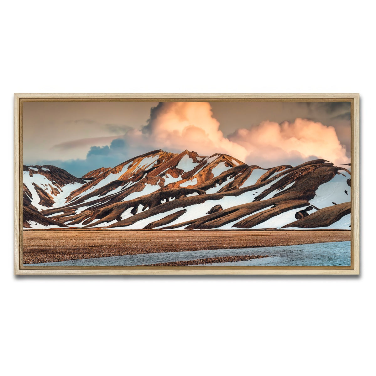 AUTO-MOCKUP WHITE | Icelandic Highlands | 1 Piece | Natural Framed Canvas | group=2x1