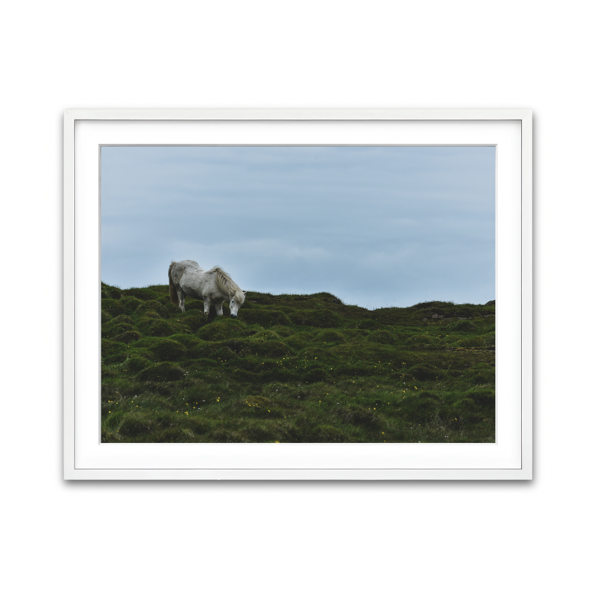 Framed Print 4x3 White