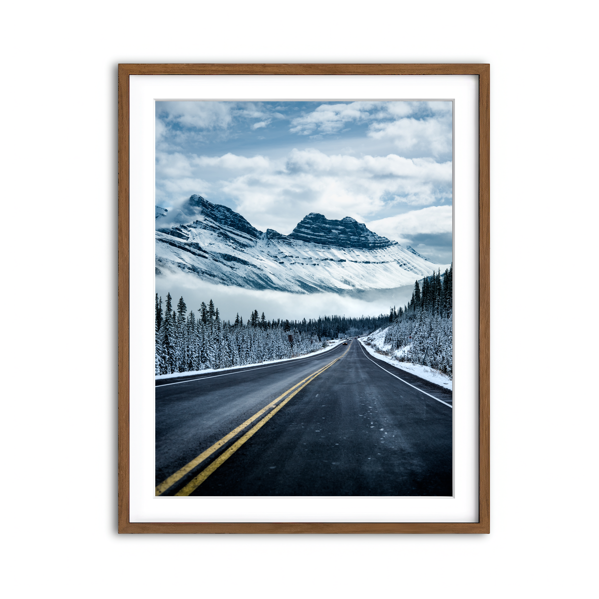 Framed Print 3x4 Walnut
