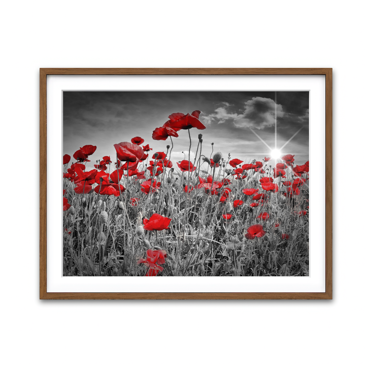 Framed Print 4x3 Walnut