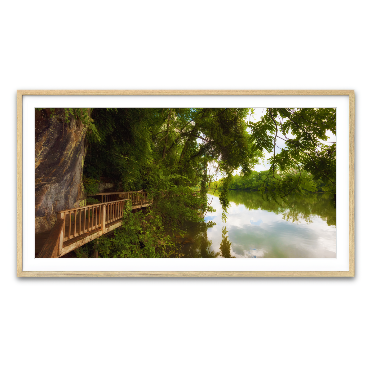 Framed Print 2x1 Natural