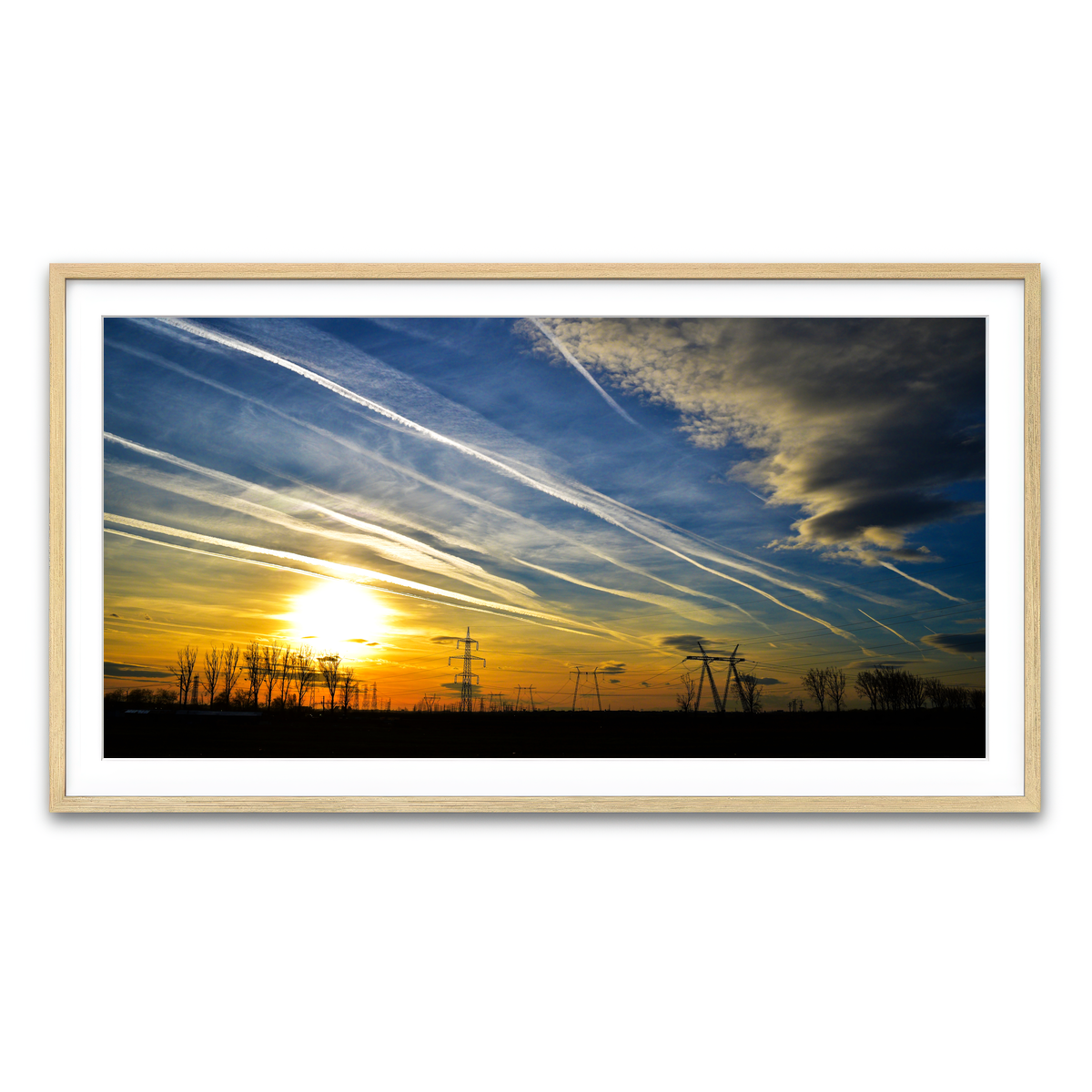 Framed Print 2x1 Natural