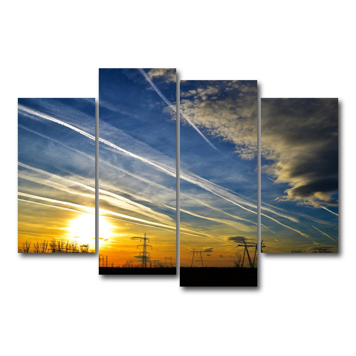 AUTO-MOCKUP WHITE | Ilfov Romania | 4 Piece | Gallery Wrap Canvas | group=4_short