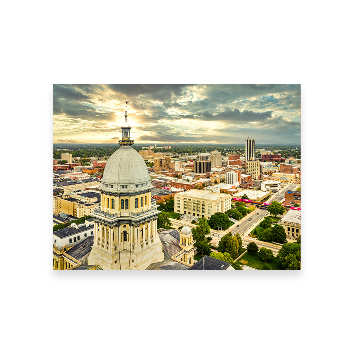 Illinois State Capitol & Springfield Wall Art