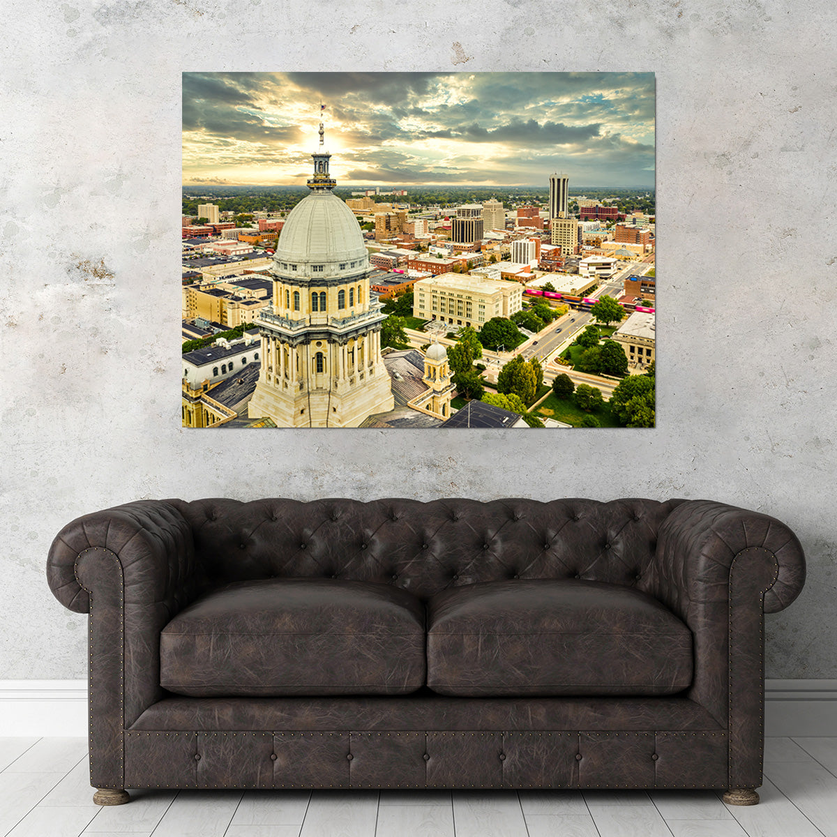 Illinois State Capitol & Springfield Wall Art
