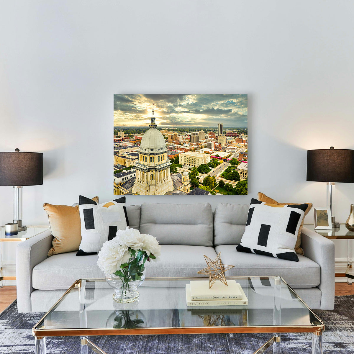 Illinois State Capitol & Springfield Wall Art