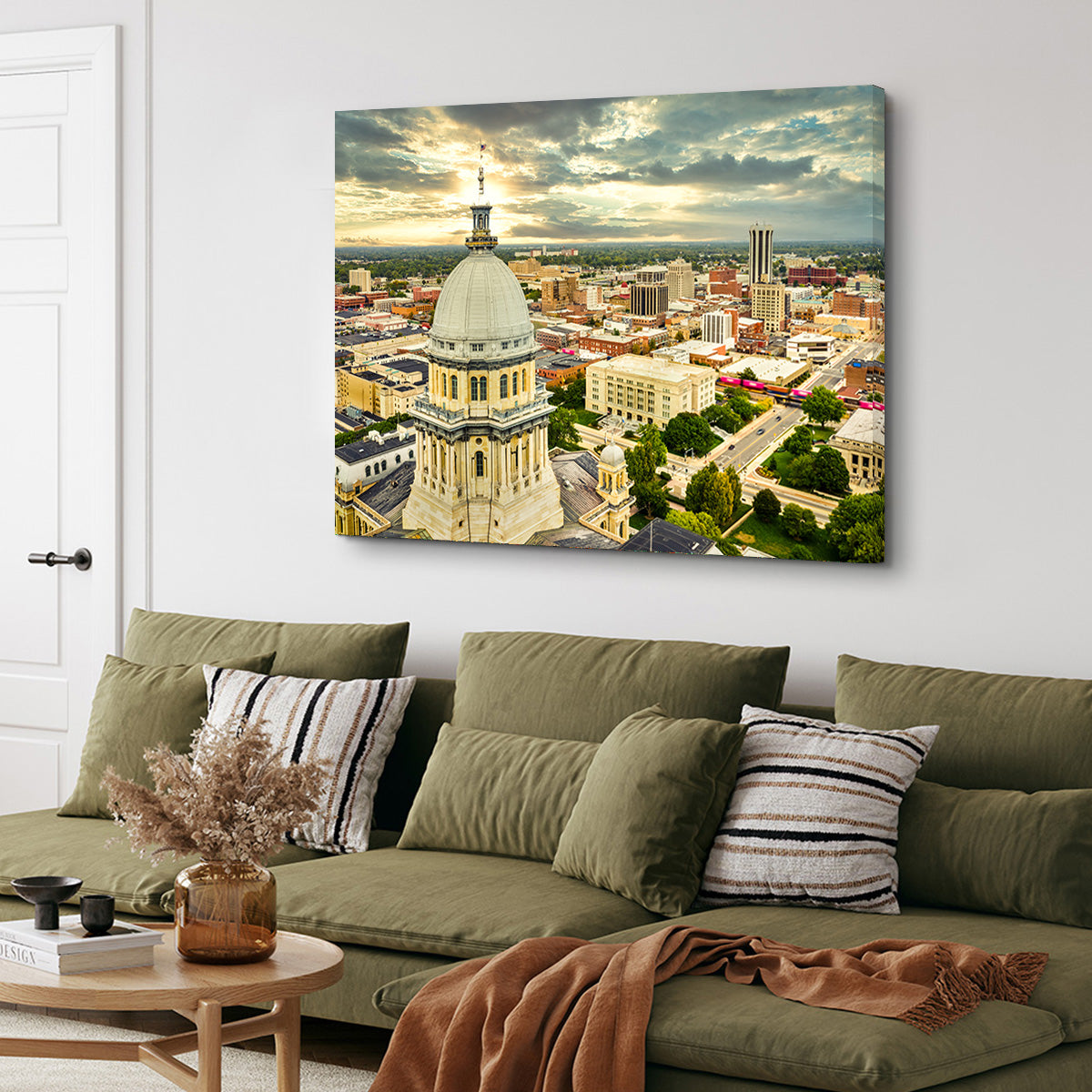 Illinois State Capitol & Springfield Wall Art