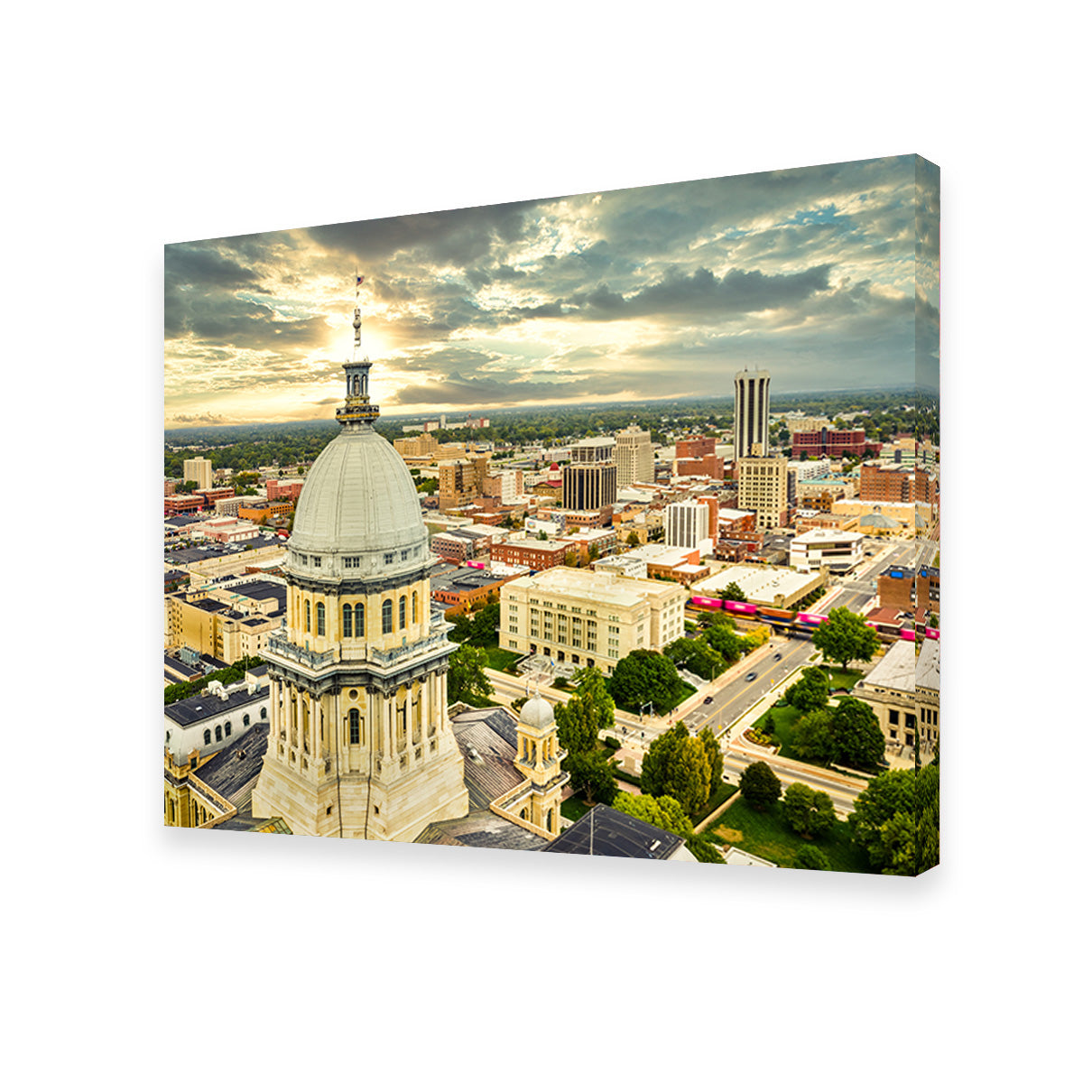Illinois State Capitol & Springfield Wall Art