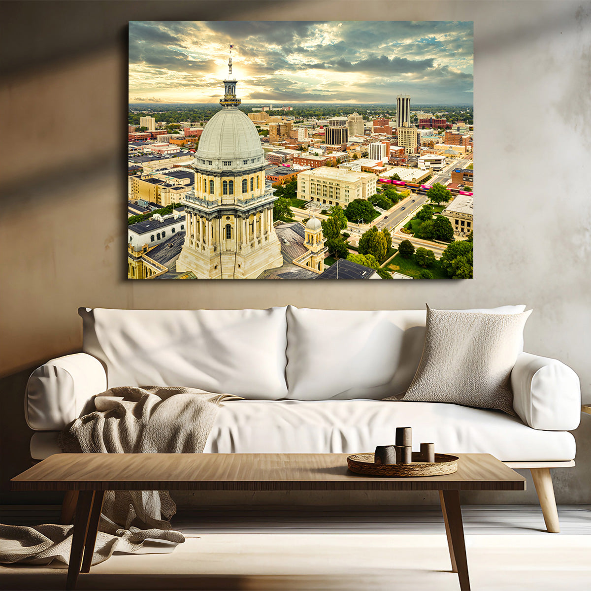 Illinois State Capitol & Springfield Wall Art