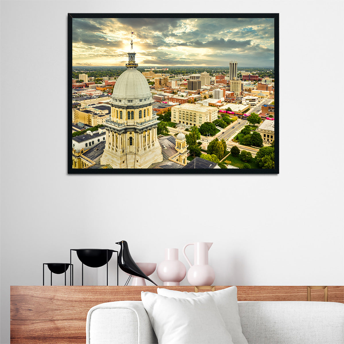 Illinois State Capitol & Springfield Wall Art
