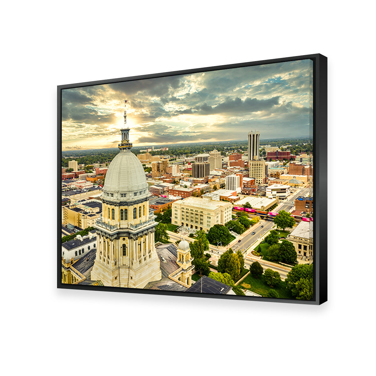 Illinois State Capitol & Springfield Wall Art