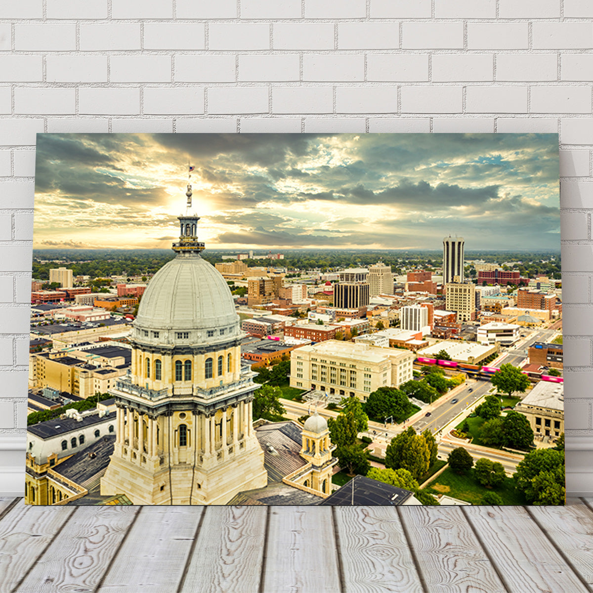 Illinois State Capitol & Springfield Wall Art