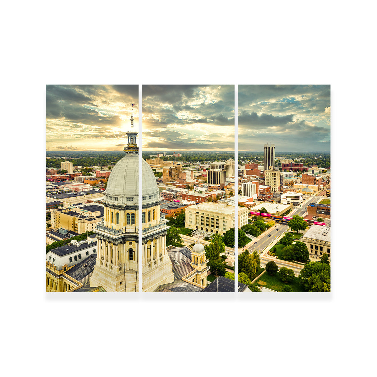 Illinois State Capitol & Springfield Wall Art
