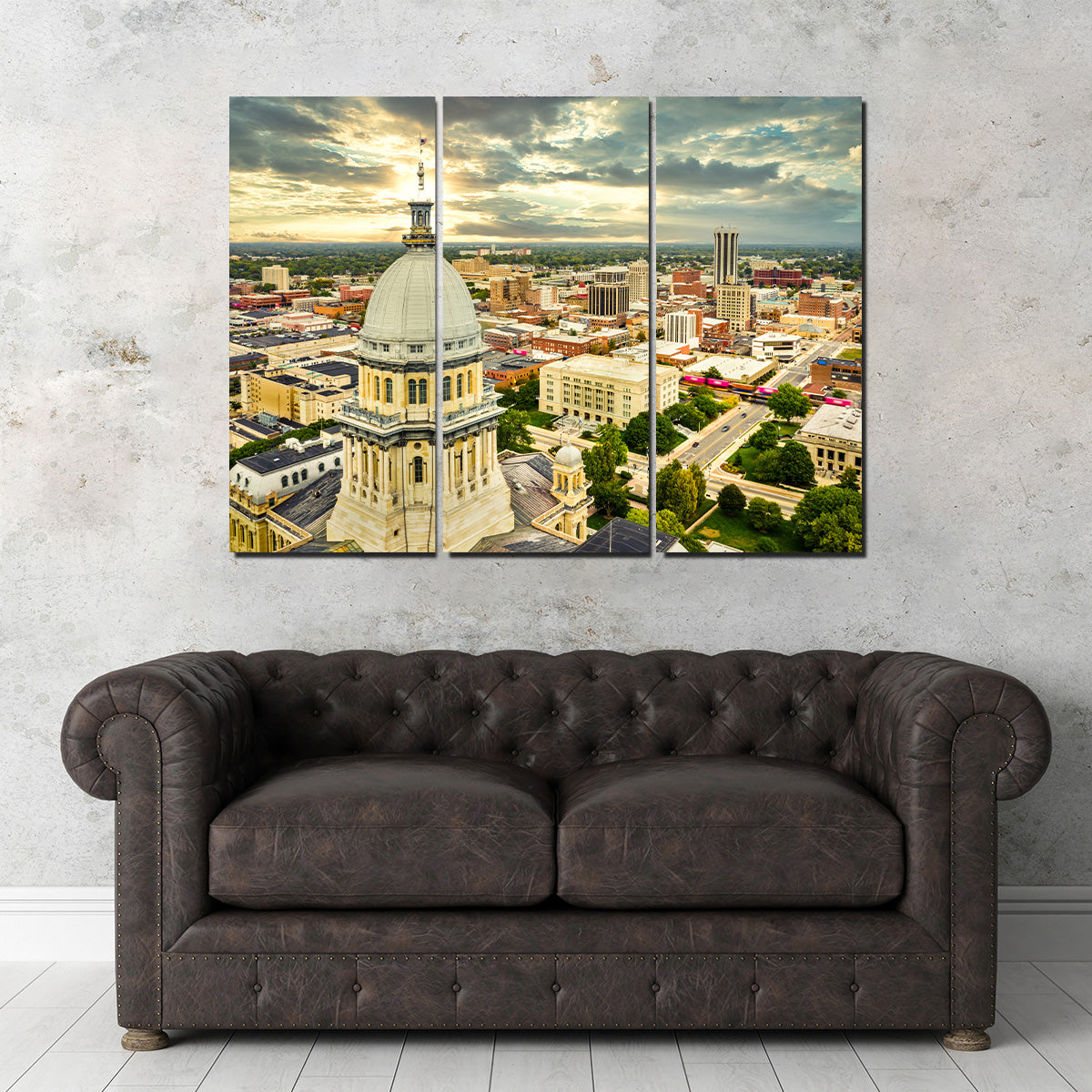 Illinois State Capitol & Springfield Wall Art