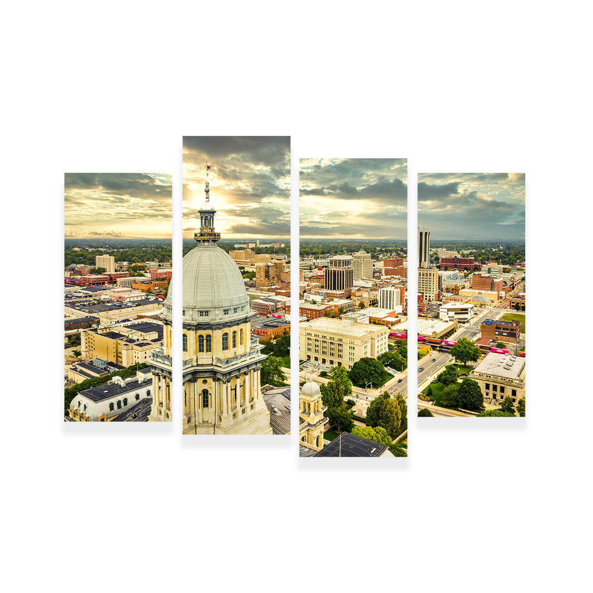 Illinois State Capitol & Springfield Wall Art