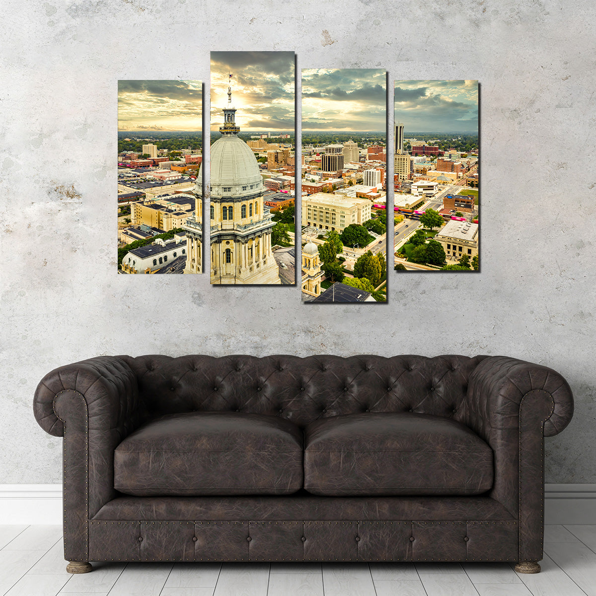 Illinois State Capitol & Springfield Wall Art