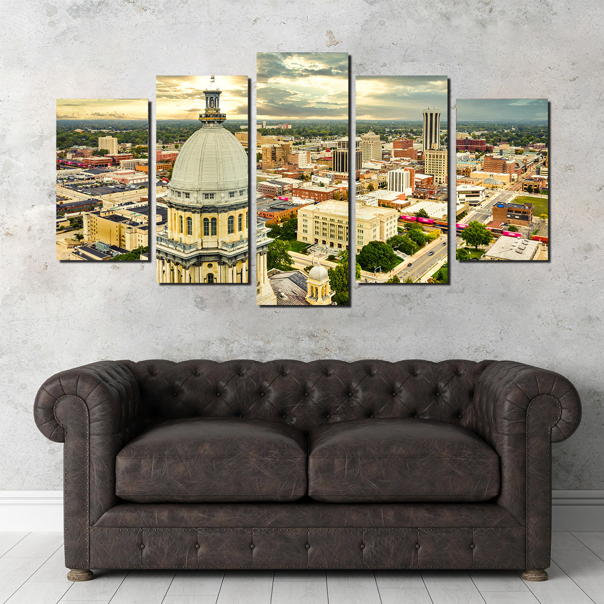 Illinois State Capitol & Springfield Wall Art