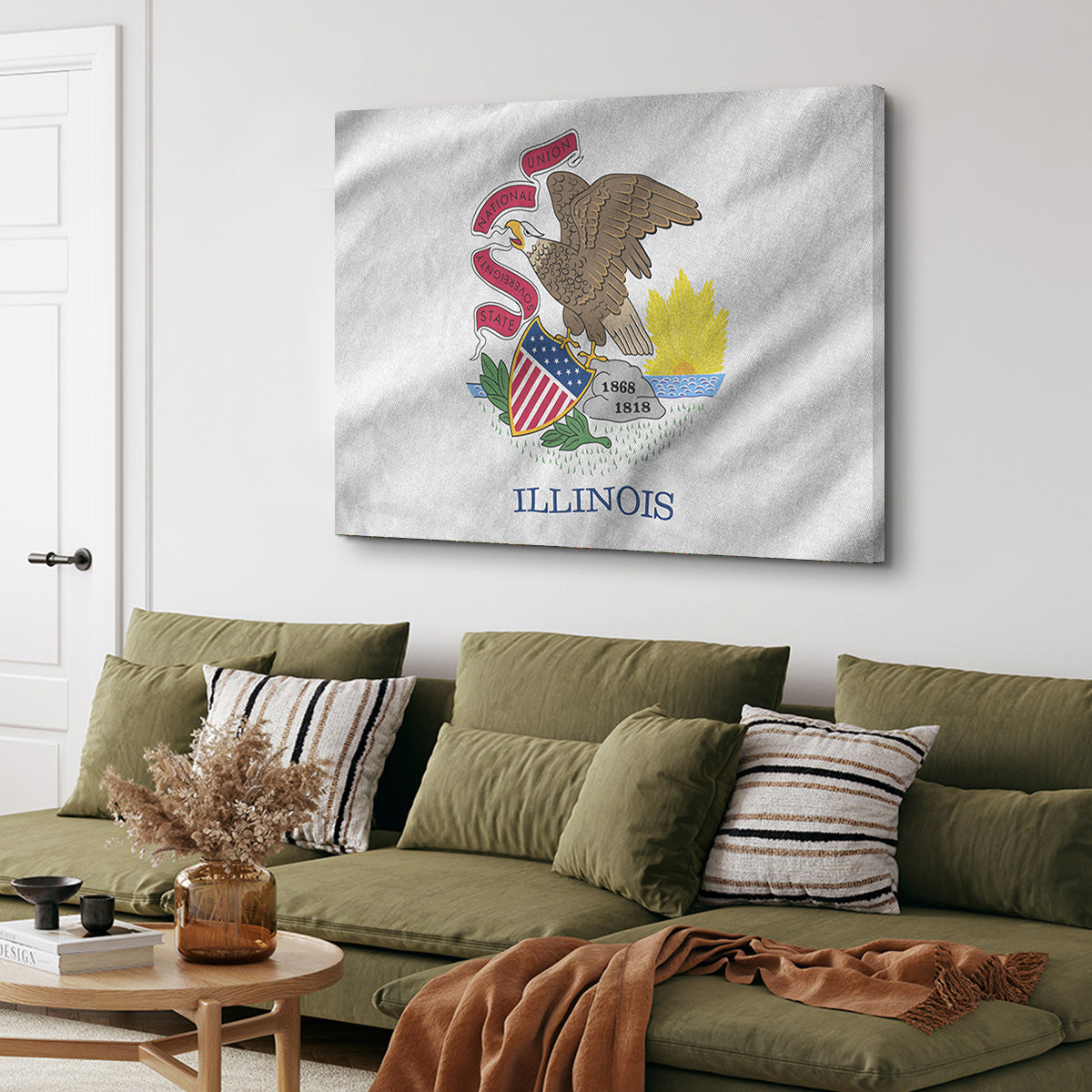 Illinois State Flag Wall Art