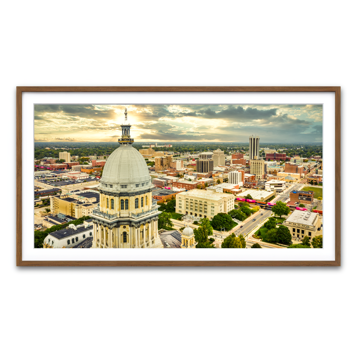 Framed Print 2x1 Walnut