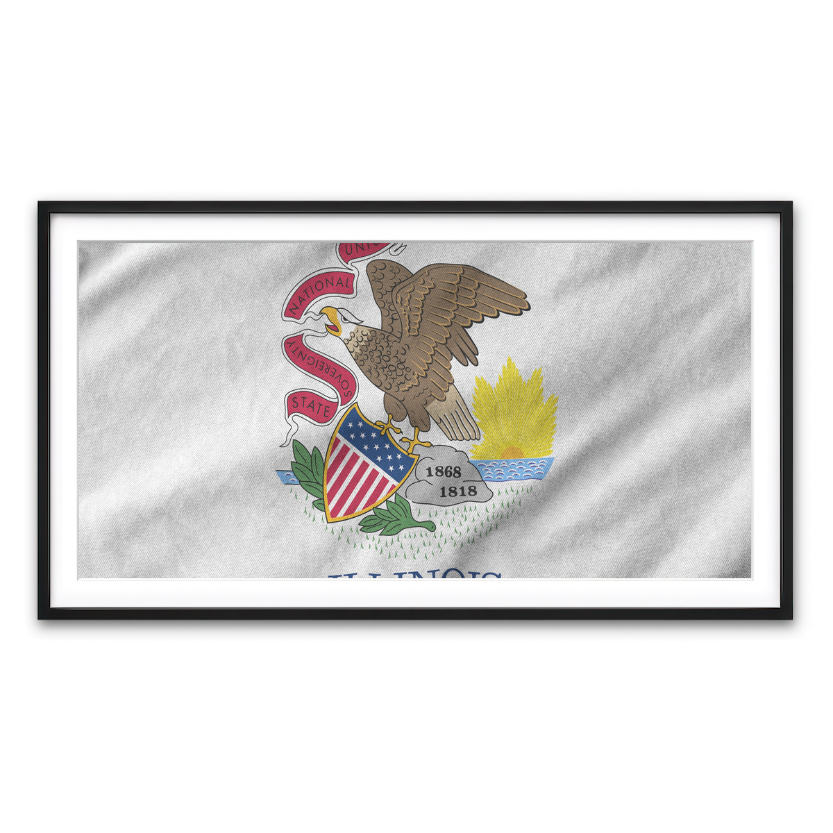 Framed Print 2x1 Black