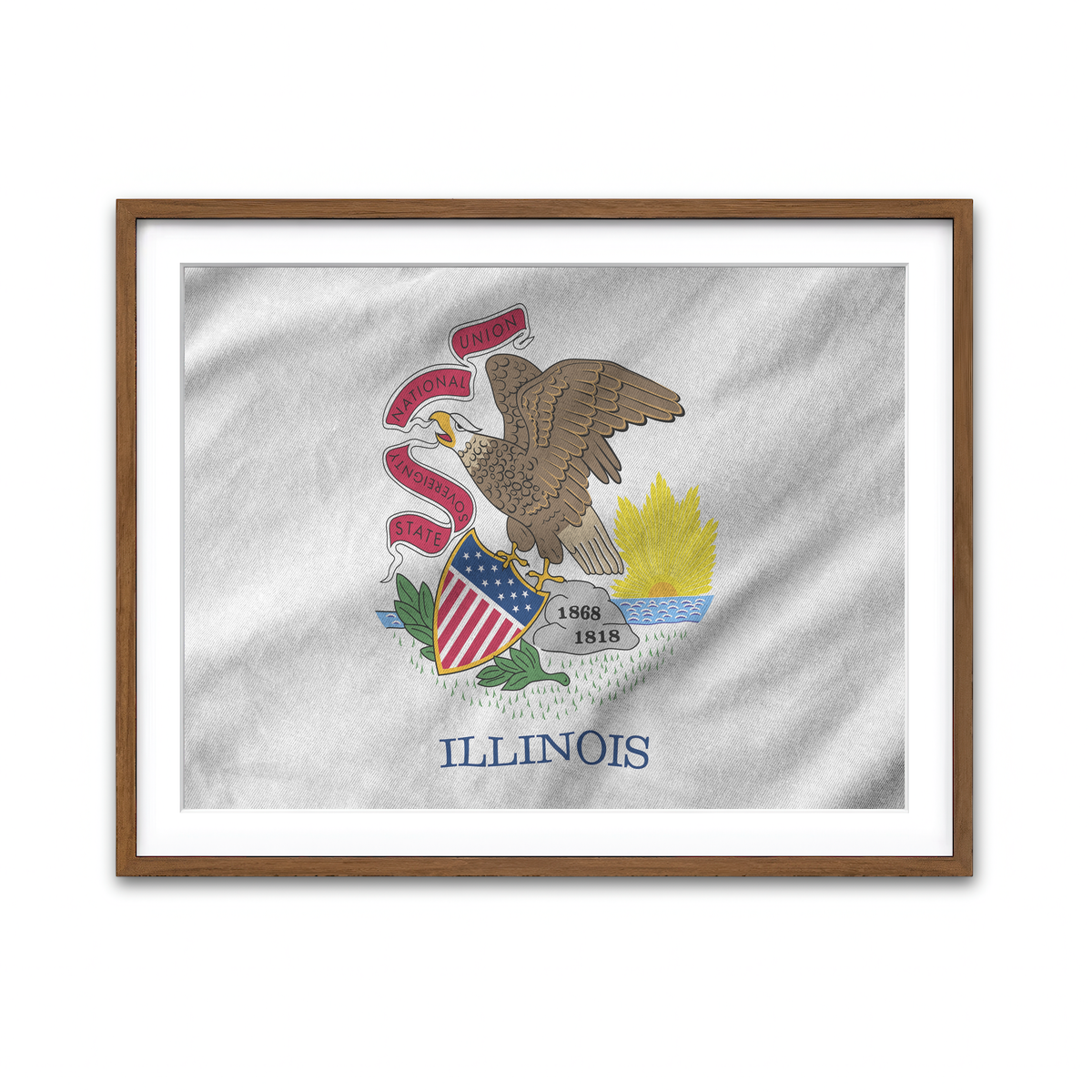 Framed Print 4x3 Walnut