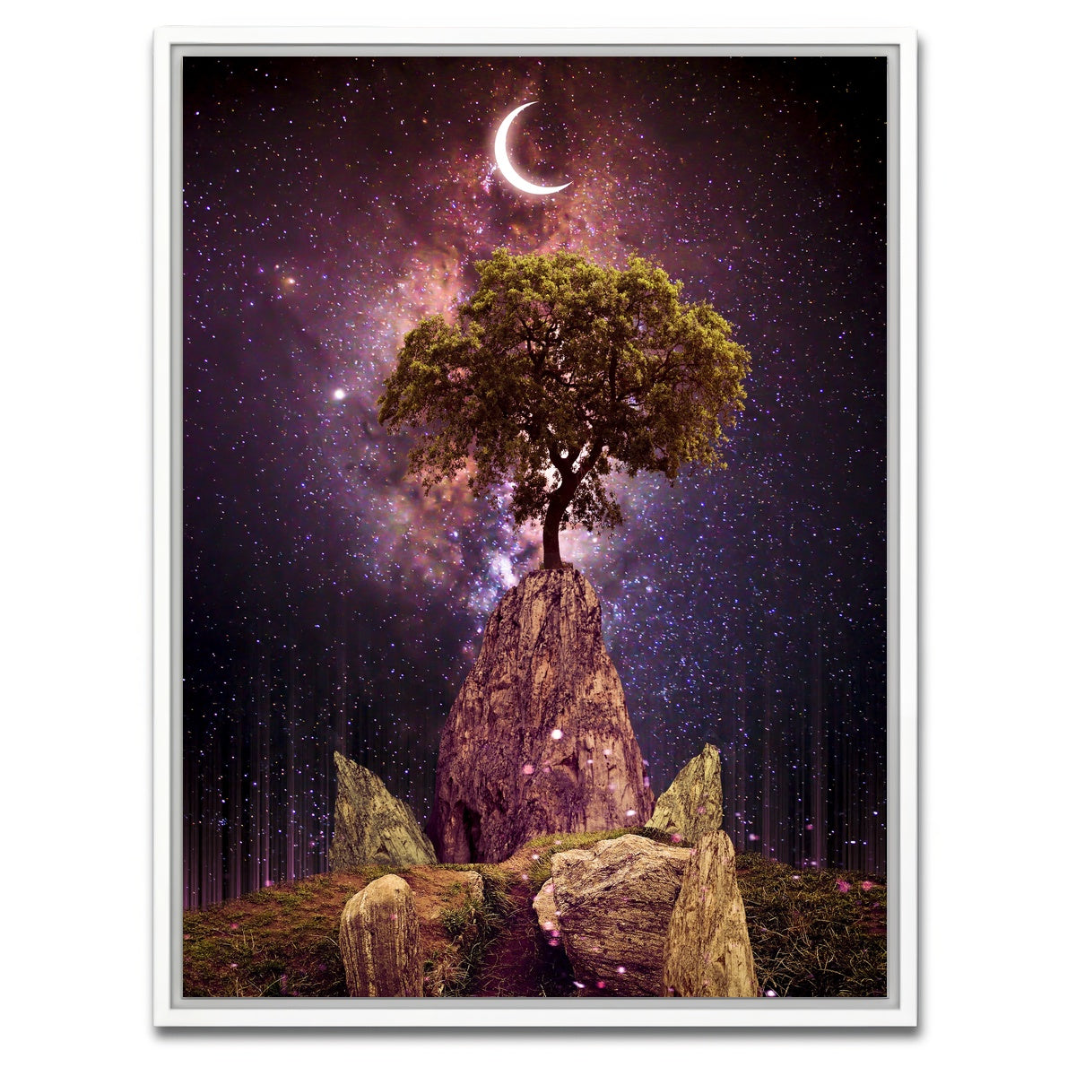 AUTO-MOCKUP WHITE | Illusion Space | 1 Piece | White Framed Canvas | group=3x4