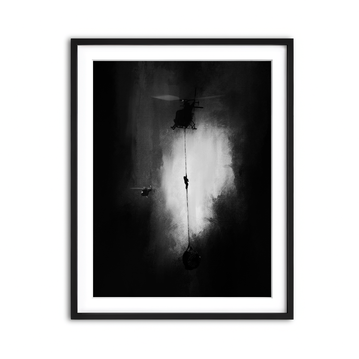 Framed Print 3x4 Black