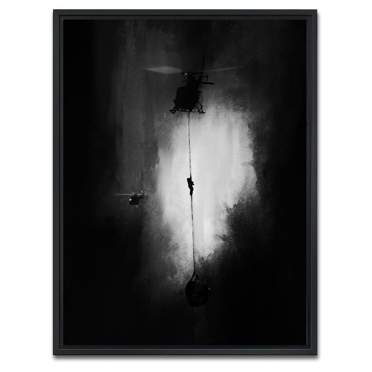 AUTO-MOCKUP WHITE | Impossible Mission | 1 Piece | Black Framed Canvas | group=3x4