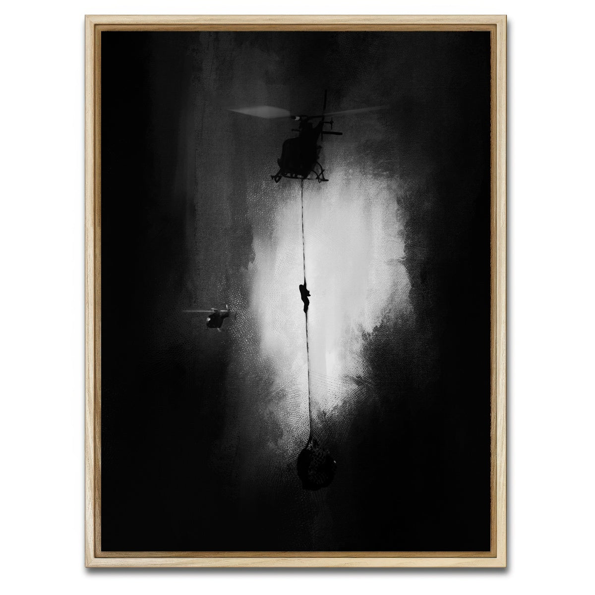 AUTO-MOCKUP WHITE | Impossible Mission | 1 Piece | Natural Framed Canvas | group=3x4