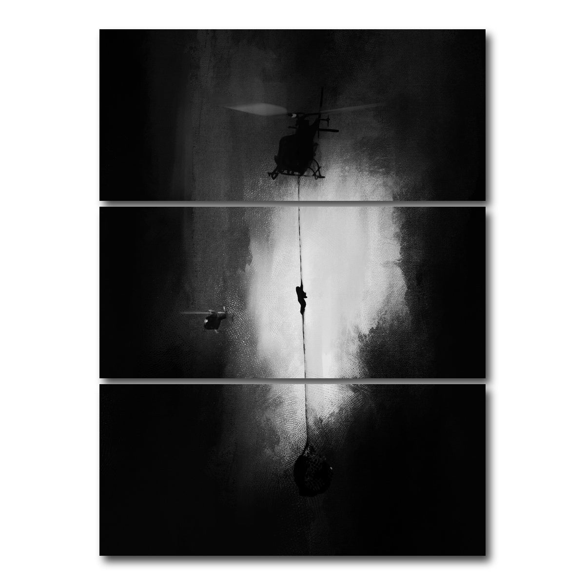 AUTO-MOCKUP WHITE | Impossible Mission | 3 Piece | Gallery Wrap Canvas | group=8x18_stacked